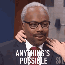 Anythings Possible Clarence Thomas GIF - Anythings Possible Clarence Thomas Saturday Night Live GIFs