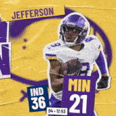 Minnesota Vikings (21) Vs. Indianapolis Colts (36) Fourth Quarter GIF - Nfl National Football League Football League GIFs