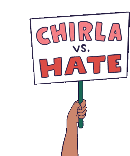 Chirla Vs Hate Mpac Sticker - Chirla Vs Hate Mpac Stop Hate Stickers