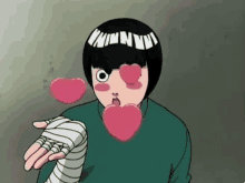 Winky Hearts GIF - Naruto Hearts Blow Kiss GIFs