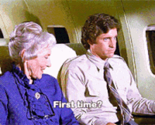 Airplane First Time GIF - Airplane First Time Nervous GIFs