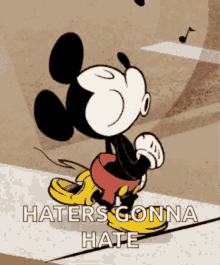 Mickey Mouse Haters Gonna Hate GIF - Mickey Mouse Haters Gonna Hate GIFs