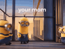 Your Mom Minions GIF - Your Mom Minions Illumination GIFs