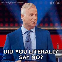 Did You Literally Say No Gerry Dee GIF - Did You Literally Say No Gerry Dee Family Feud Canada GIFs
