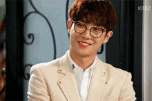Lee Joon Smiles GIF - Lee Joon Smiles Eyeglasses GIFs