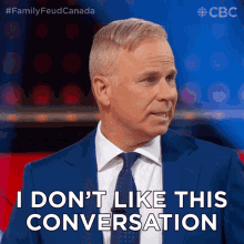 I Dont Like This Conversation Gerry Dee GIF - I Dont Like This Conversation Gerry Dee Family Feud Canada GIFs
