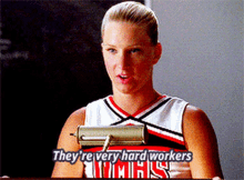 Glee Brittany Pierce GIF - Glee Brittany Pierce Theyre Very Hard Workers GIFs