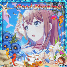 Minori Hanasato Good Morning GIF - Minori Hanasato Good Morning Project Sekai GIFs