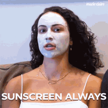 Sunscreen Always Olivia Faria GIF - Sunscreen Always Olivia Faria Marie Claire GIFs