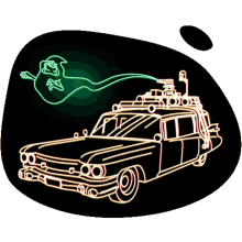 ghostbusters ghost car science fly