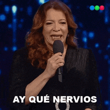 Ay Qué Nervios Lizy Tagliani GIF - Ay Qué Nervios Lizy Tagliani Got Talent Argentina GIFs