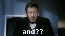 So What? GIF - Hugh Laurie House And GIFs