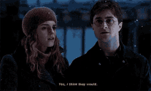 Harry Potter Hermione Granger GIF - Harry Potter Hermione Granger Yes GIFs