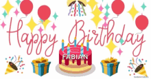 Happy Birthday Fabian Birthday Cake GIF - Happy Birthday Fabian Birthday Cake GIFs