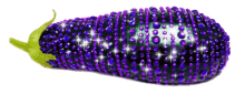 eggplant sparkles glitters gems purple