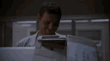 Greys Anatomy Alex Karev GIF - Greys Anatomy Alex Karev Printer GIFs