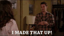 New Girl Made That Up GIF - New Girl Made That Up Fact Check GIFs