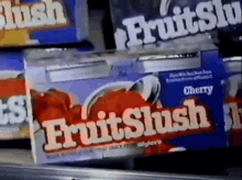 retro commercial fruit slush