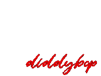 a white background with the word diddypop in red