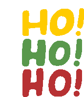 Hohoho Santa Sticker - Hohoho Ho Santa Stickers