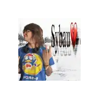 a woman wearing headphones and a blue shirt that says " usdv2 "