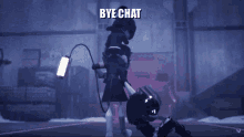 Bye Bye Chat GIF - Bye Bye Chat Murder Drones GIFs