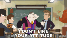 I Dont Like Your Attitude Glenn Dolphman GIF - I Dont Like Your Attitude Glenn Dolphman Inside Job GIFs