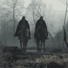 On Horseback Geralt Of Rivia GIF - On Horseback Geralt Of Rivia Vesimir GIFs