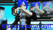 Kaito Vocaloid GIF - Kaito Vocaloid Saturday GIFs