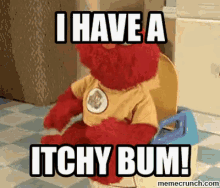Elmo Itchy GIF - Elmo Itchy Butt GIFs