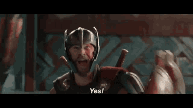 Thor So Excited Yes GIF