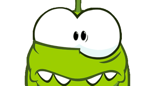 Stressed Out Om Nom Sticker - Stressed Out Om Nom Cut The Rope Stickers