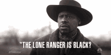 Lone Ranger Is Black Thats Awesome GIF - Lone Ranger Is Black Thats Awesome Cool GIFs