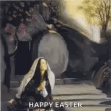 Happy Easter Mary Magdeline GIF - Happy Easter Mary Magdeline Jesus GIFs