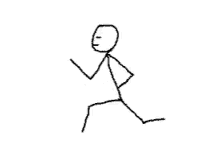 火柴人 跑步 快點 GIF - Stick Figure Running Hurry GIFs