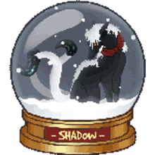 creature snowglobe gifanimation shadow
