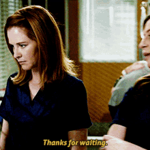 Greys Anatomy Amelia Shepherd GIF - Greys Anatomy Amelia Shepherd Thanks For Waiting GIFs