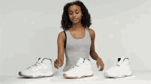 Jordan Xi 1996, 2001 And 2014 GIF - Sole Collector Sole Collector Gifs Shoes GIFs