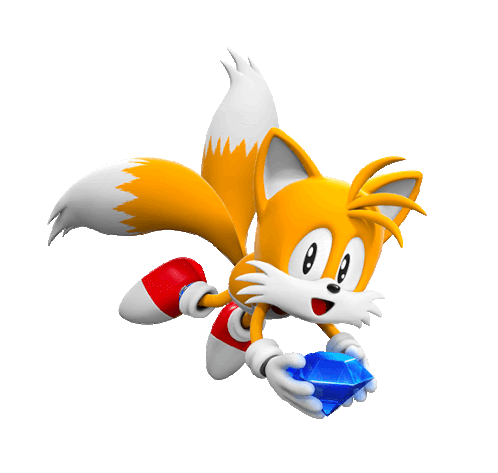 Tails Sonic Superstars Sticker