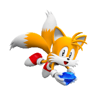 Tails Sonic Superstars Sticker - Tails Sonic Superstars Artwork Stickers