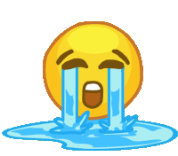 Crying Emoji Crying Sticker - Crying Emoji Crying Sad Stickers