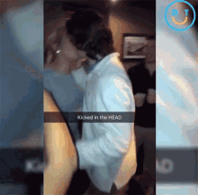 Kicked In The Head Kiss GIF - Kicked In The Head Kiss Make Out GIFs