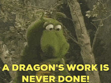 Dudley The Dragon A Dragons Work Is Never Done GIF - Dudley The Dragon A Dragons Work Is Never Done Dragons Work GIFs