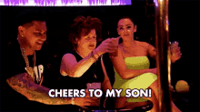 Cheers To My Son Toast GIF - Cheers To My Son Toast Congratulations GIFs
