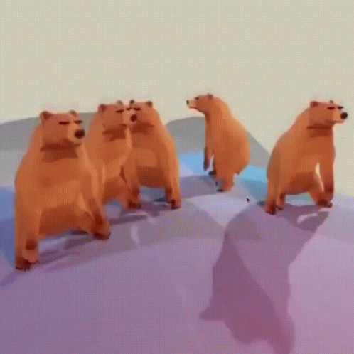 Ursos Fritando Bear GIF