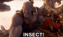 marvel thanos insult insect avengers