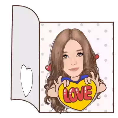 Love For You Sticker - Love For You Heart Stickers