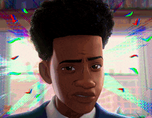 Spiderverse Miles Morales GIF - Spiderverse Miles Morales Tingle GIFs