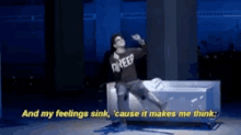 Michael Mell Feelings Sink GIF - Michael Mell Feelings Sink Bmc GIFs