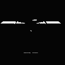 a black and white drawing of a building with a skull on top of it